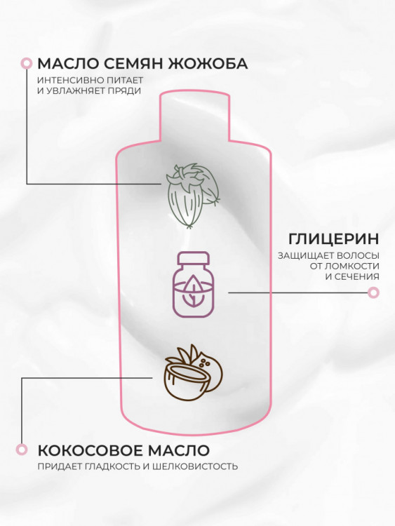 OLJE Кондиционер  глубокое увлажнение для любого типа волос, 450 мл в Иваново