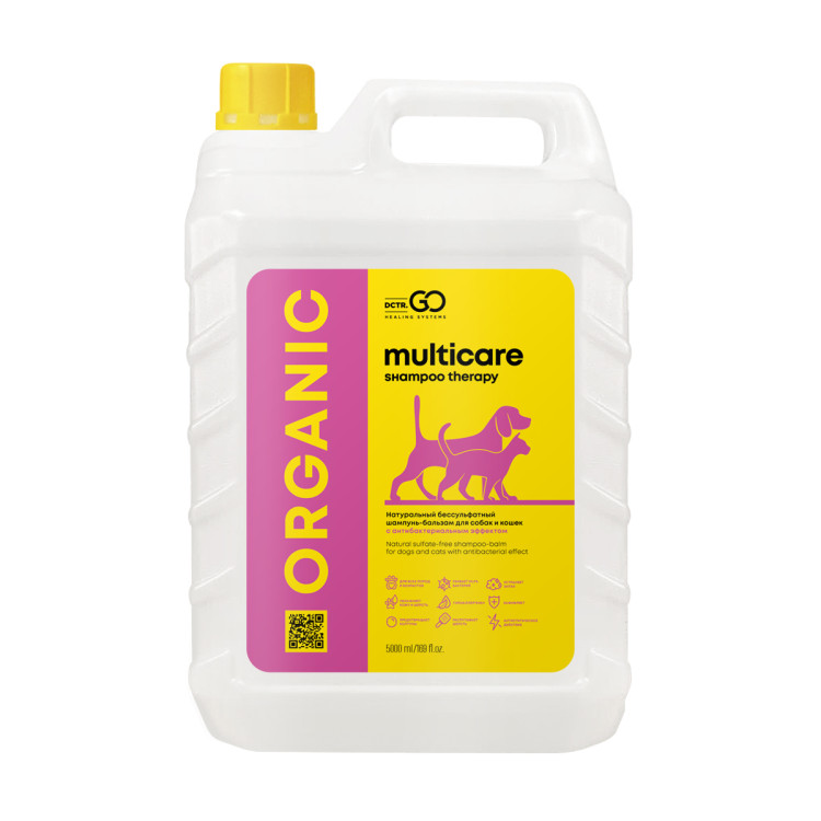 Dctr.Go Шампунь-бальзам для животных  Sнampoo Therapy "Мультиуход" 5000 мл в Иваново