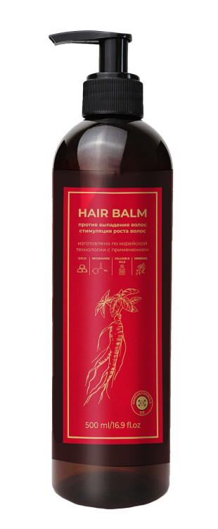 Бальзам для волос с корейским женьшенем и золотом 500 мл в Иваново